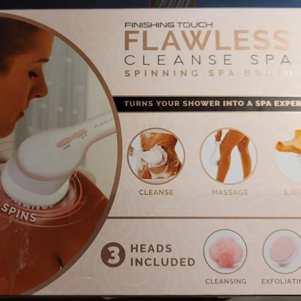 Finishing Touch, Flawless Cleanse Spa, Spinning Spa Brush